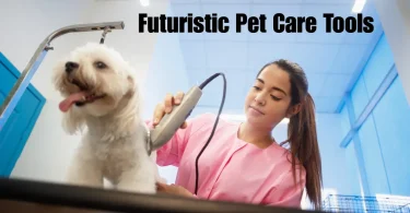 futuristic pet care tools