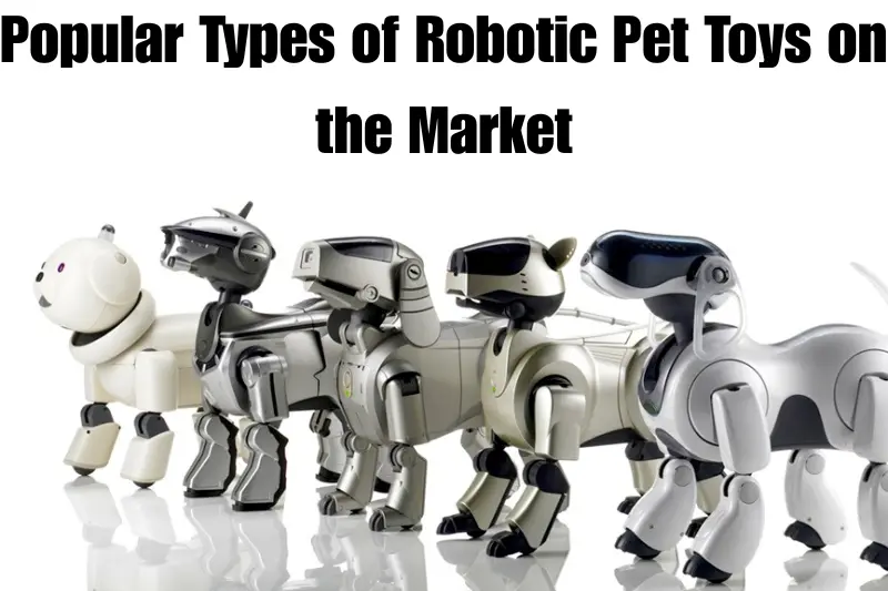 popular types of robotic pet toys on the market