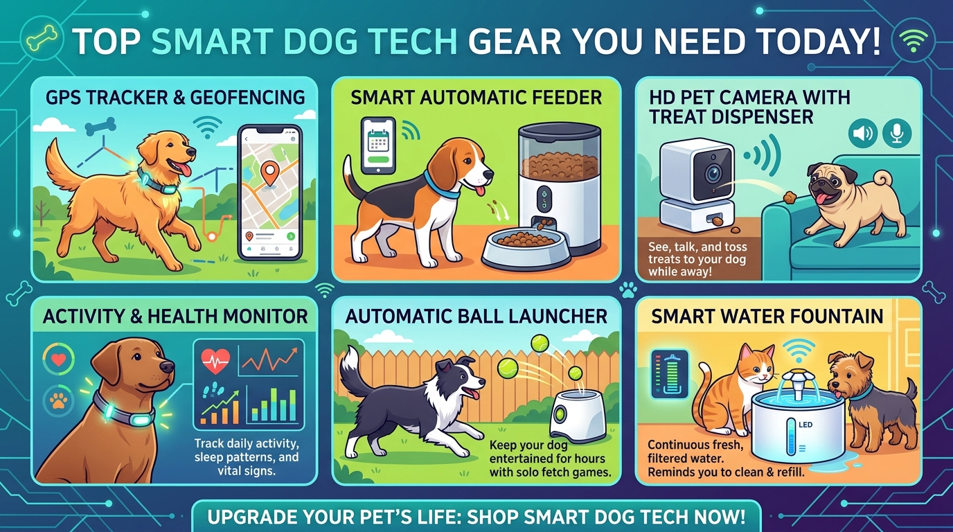 Buy Dog Tech Gear: Top Smart Products Your Pet Needs Today