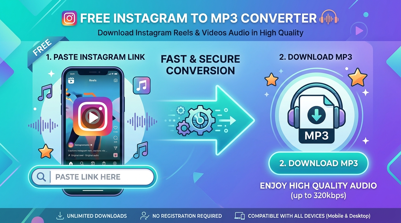 Free Instagram to MP3 Converter: Download Instagram Reels & Videos Audio in High Quality